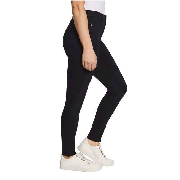 NWOT Jessica Simpson Women's High Rise Stretch Skinny Denim Jeans Black Size 8 - Picture 5 of 7